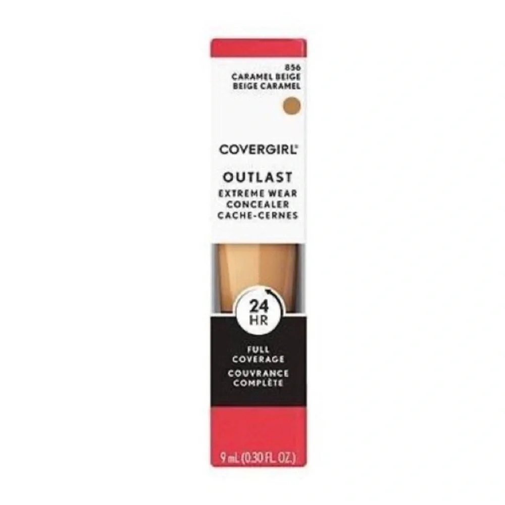 COVERGIRL 856 Outlast Extreme Wear 24 HR Concealer Beige Caramel Bundle NEW NIB‎